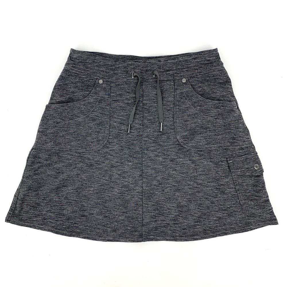 Kuhl Mova Womens Size XS Cargo Skort Hiking Stretch Skirt Heather Gray EUC